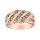 9K SI1 Argyle Rose De France Diamond Gold Ring (Annette)