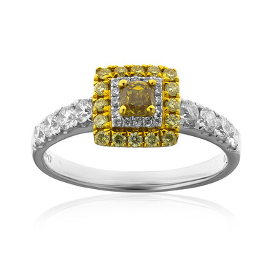 18K SI2 Yellow Diamond Gold Ring (CIRARI)