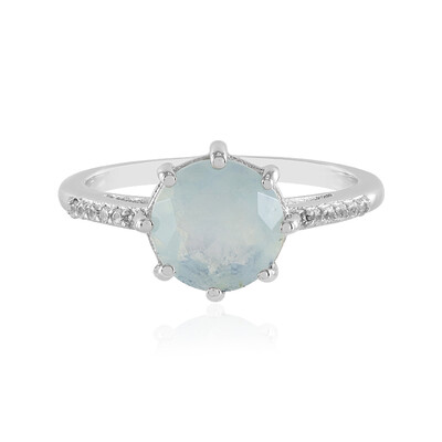 Paraiba Opal Silver Ring