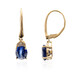 14K Nepal Kyanite Gold Earrings (CIRARI)