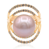 9K Royal Peach Ming Pearl Gold Ring (TPC)