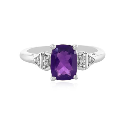 Amethyst Silver Ring