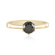 9K Black Diamond Gold Ring