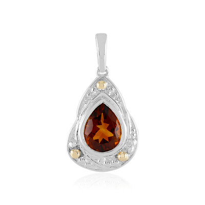 Madeira Citrine Silver Pendant (Granulieren)