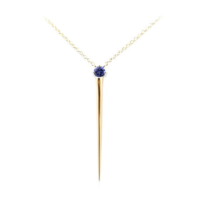 9K Tanzanite Gold Necklace (de Melo)