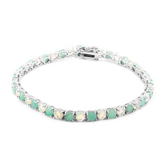 Brazilian Emerald Silver Bracelet