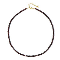 Indian Garnet Silver Necklace