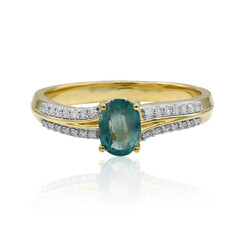 18K Grandidierite Gold Ring (AMAYANI)