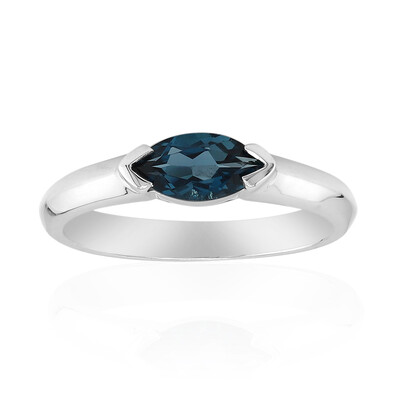 London Blue Topaz Silver Ring