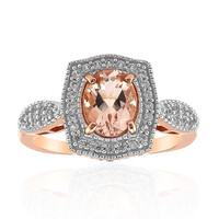 Morganite Silver Ring