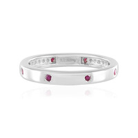 Mozambique Ruby Silver Ring