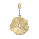 14K PK (I) Diamond Gold Pendant