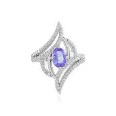 Tanzanite Silver Ring