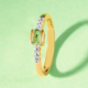 9K Nigerian Mint Green Beryl Gold Ring