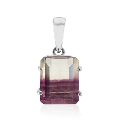 Bi Colour Fluorite Silver Pendant (Pallanova)