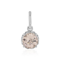 AAA Madagascan Morganite Platinum Pendant