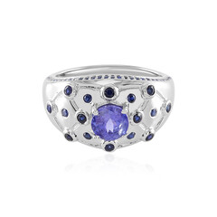 Tanzanite Silver Ring (Adela Silber)