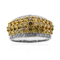 14K SI2 Fancy Diamond Gold Ring (CIRARI)