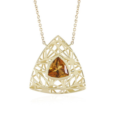 9K Madeira Citrine Gold Necklace (Ornaments by de Melo)