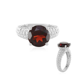 Mozambique Garnet Silver Ring