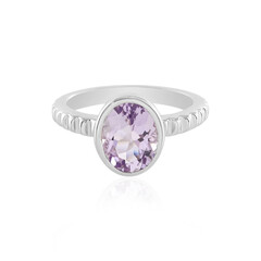 Rose de France Amethyst Silver Ring