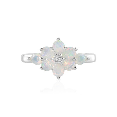 Welo Opal Silver Ring