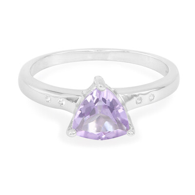 Bolivian Amethyst Silver Ring