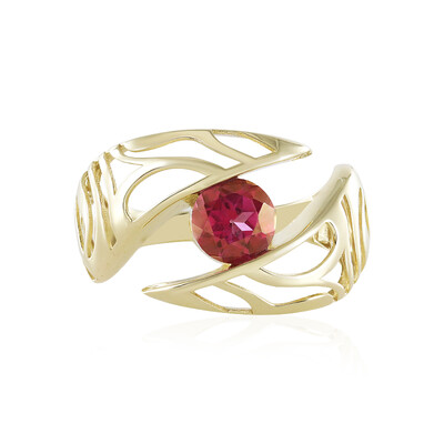 9K Pink Topaz Gold Ring (Ornaments by de Melo)