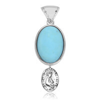 Turquoise Silver Pendant