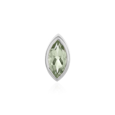 Green Amethyst Silver Pendant (MONOSONO COLLECTION)