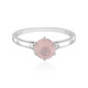 Rose Quartz Silver Ring