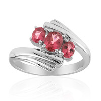 Brazilian Pink Tourmaline Silver Ring