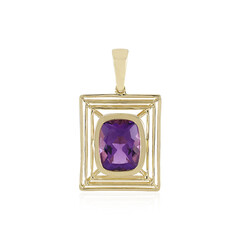 9K Uruguayan Amethyst Gold Pendant (Ornaments by de Melo)