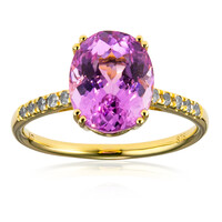 9K Brazilian Kunzite Gold Ring