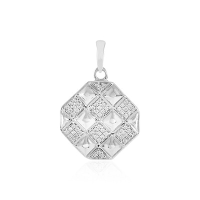 Zircon Silver Pendant