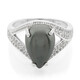 Black Hematite Silver Ring