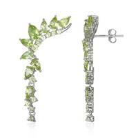 Peridot Silver Earrings