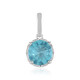 Paraiba Apatite Platinum Pendant