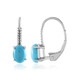 Sleeping Beauty Turquoise Silver Earrings (Faszination Türkis)