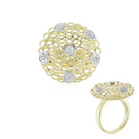 9K I1 (I) Diamond Gold Ring (Ornaments by de Melo)