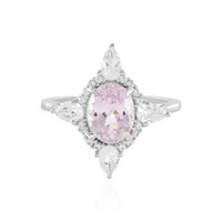 Kunzite Silver Ring