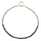 Zambian Emerald Silver Necklace