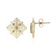 9K I2 Champagne Diamond Gold Earrings (Ornaments by de Melo)