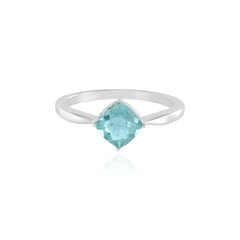 Caribbean Teal Fluorite Silver Ring