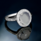 Tanzanian Rainbow Moonstone Silver Ring