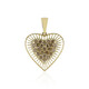 9K I2 Champagne Diamond Gold Pendant (Ornaments by de Melo)