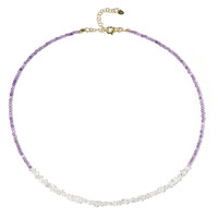 Zambian Amethyst Silver Necklace