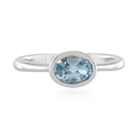 Sky Blue Topaz Silver Ring (KM by Juwelo)