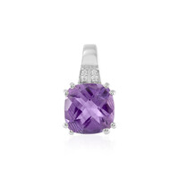 Amethyst Silver Pendant