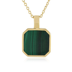 Malachite Silver Necklace